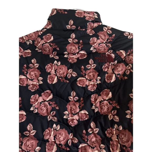 The North Face Women's Flare Down Jacket Urban Navy Floral Print Sz SP $160 - Picture 4 of 15